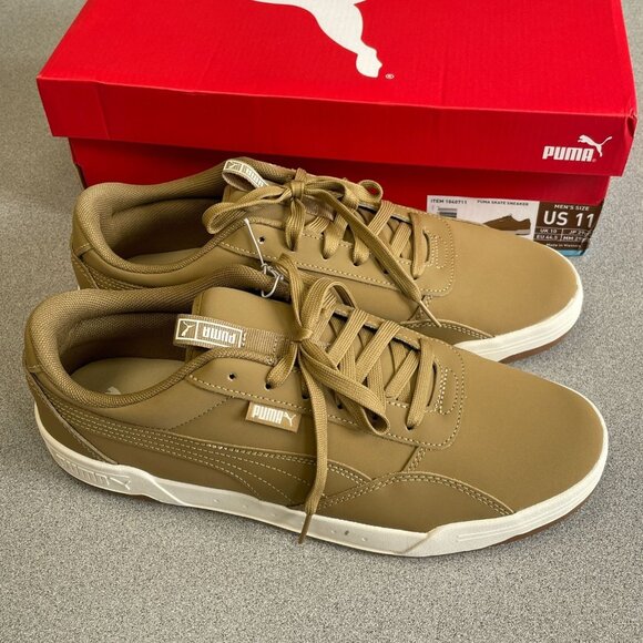 NEW Puma Men's Size 11 Skate Sneakers Brown SoftFoam+ Optimal Comfort - Picture 1 of 7